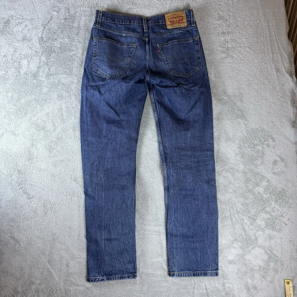 Levi's 514 Straight Leg‎ Jeans Mens Size 29x32 (Fits 30x31) Med Blue